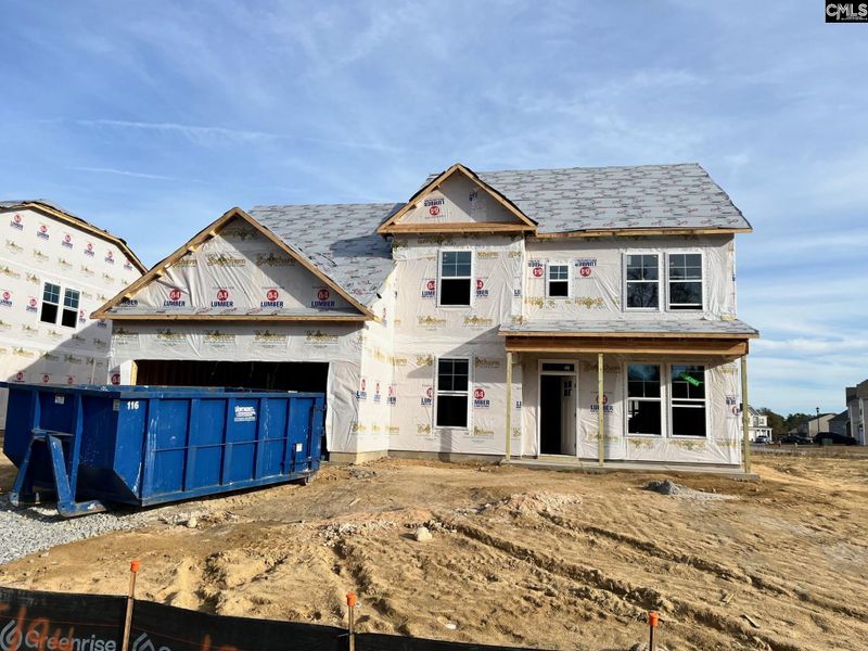 In-progress construction of a new home in Blythewood Farms, Blythewood, SC (Image 31).