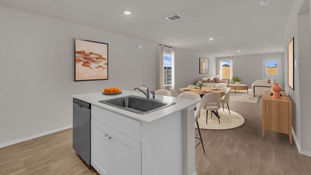 Furnished interior view inside a new home in Sunset Oaks, Maxwell (Image 6).