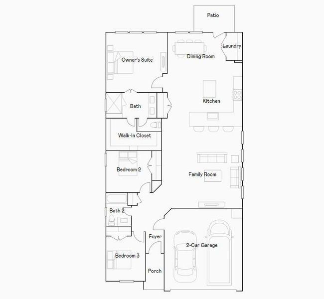 2D floor plan layout of this home in Sunterra, Katy, TX (Image 2). 2D floor plan layout of this home in Sunterra, Katy, TX (Image 2).