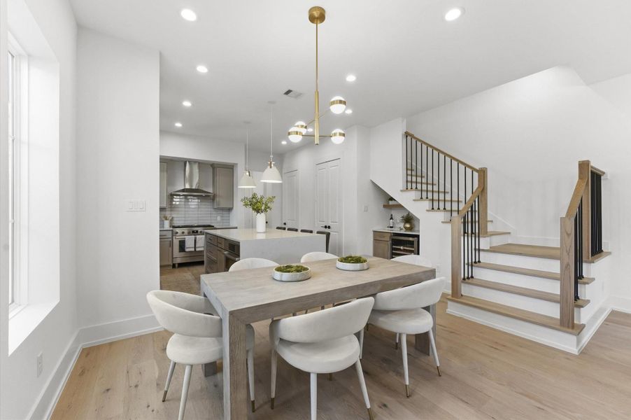 Furnished interior view inside a new home in , Houston (Image 13).