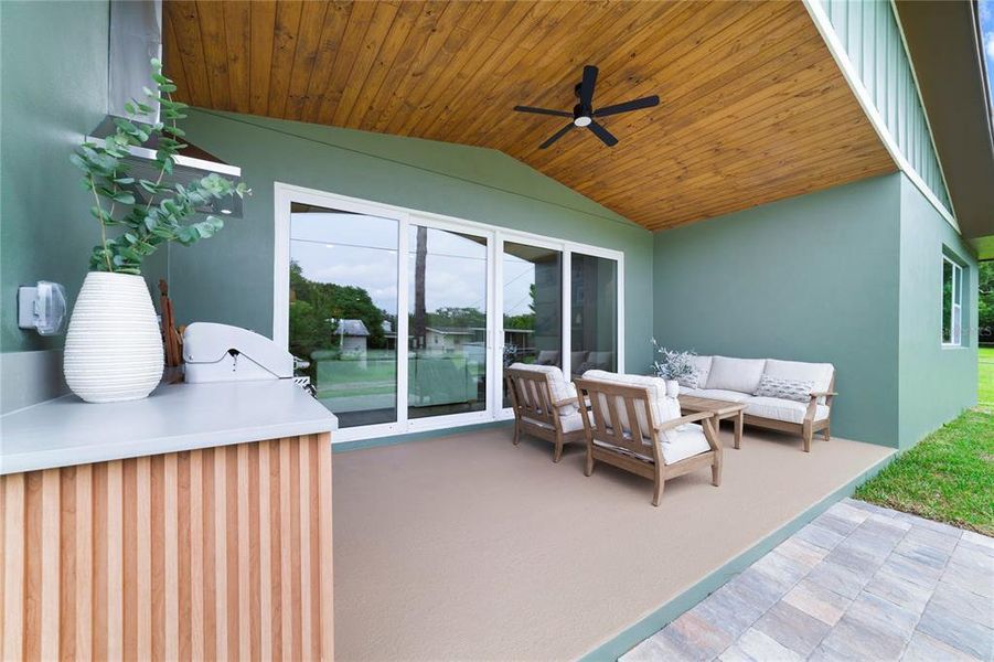 Exterior details and patio area of a home in , Winter Garden (Image 28). Exterior details and patio area of a home in , Winter Garden (Image 28).