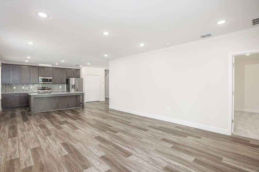 Representative unfurnished interior of a home built from the Carrington by Maronda Homes in Malabar Springs, Palm Bay (Image 20).