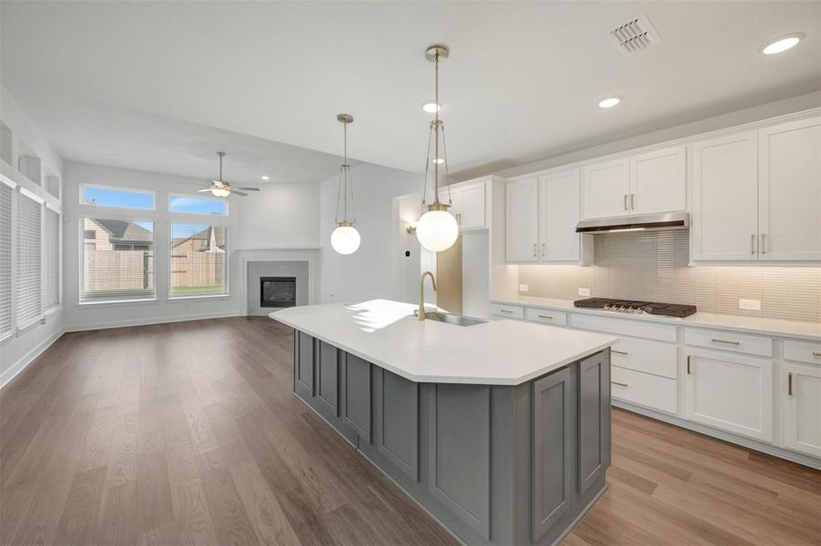 Furnished interior view inside a new home in Riceland - Enclave Collection, Mont Belvieu (Image 4).