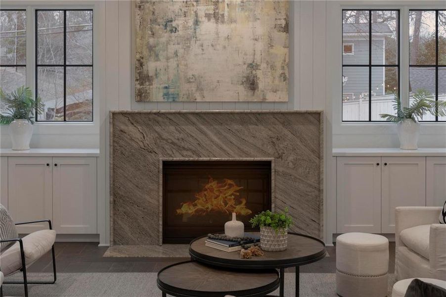 Furnished interior view inside a new home in , Roswell (Image 41). Furnished interior view inside a new home in , Roswell (Image 41).