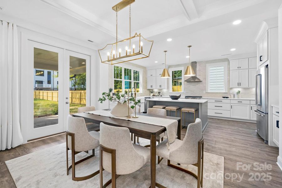 Furnished interior view inside a new home in , Charlotte (Image 21). Furnished interior view inside a new home in , Charlotte (Image 21).