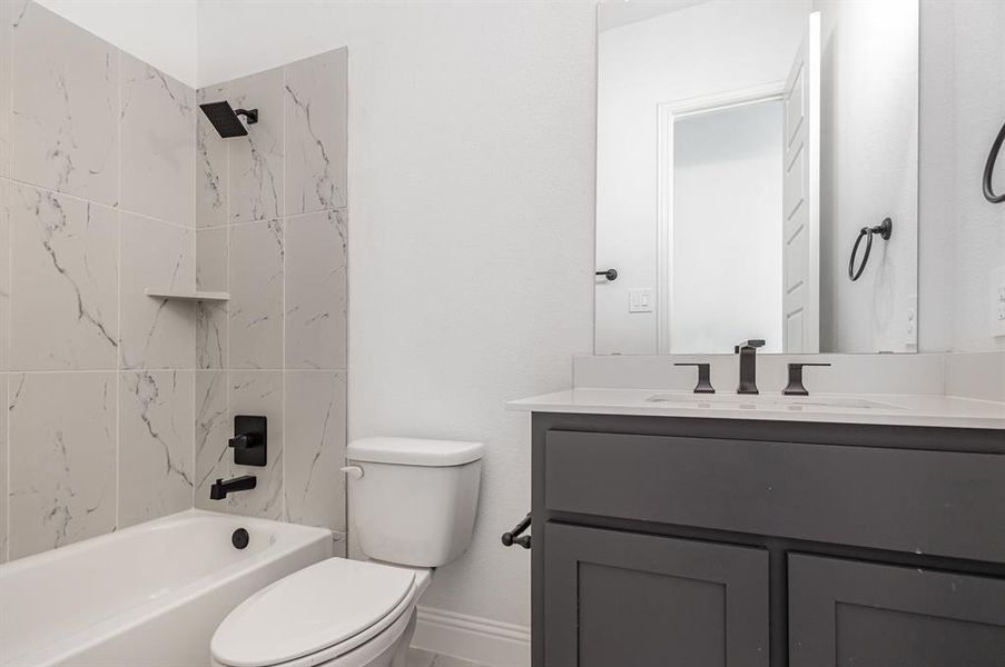 Furnished interior view inside a new home in , Midlothian (Image 10). Furnished interior view inside a new home in , Midlothian (Image 10).