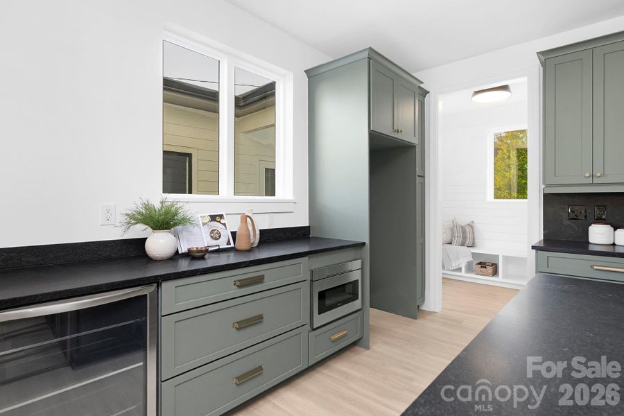 Furnished interior view inside a new home in , Charlotte (Image 27).