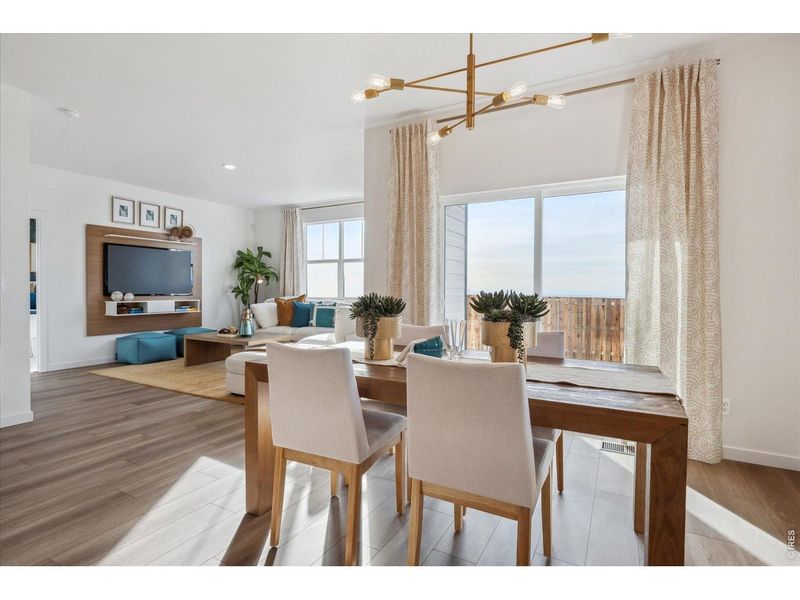 Furnished interior view inside a new home in , Mead (Image 25).