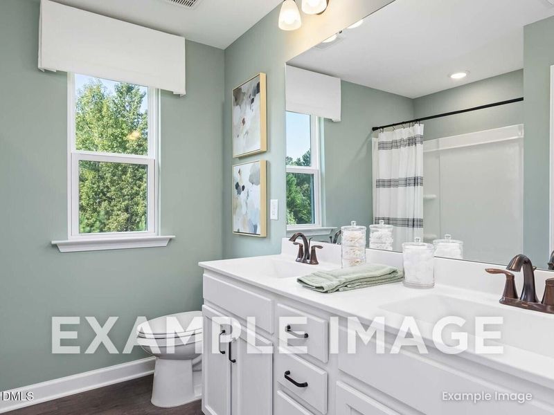 Furnished interior view inside a new home in Sage on North Main, Wake Forest (Image 23).