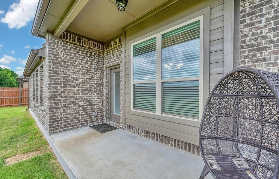 Exterior details and patio area of a home in , Waco (Image 21). Exterior details and patio area of a home in , Waco (Image 21).