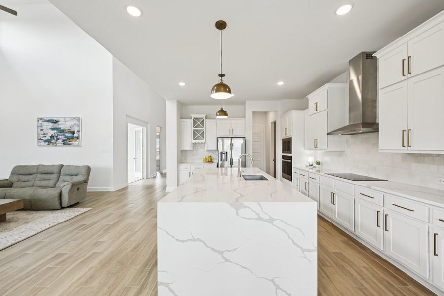 Furnished interior view inside a new home in Elyson, Katy (Image 10).