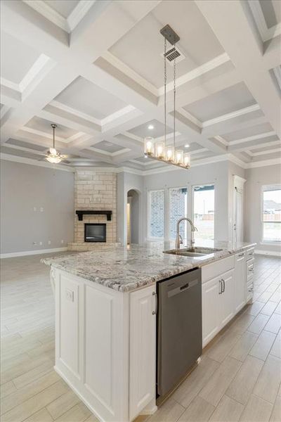 Furnished interior view inside a new home in , Weatherford (Image 8).