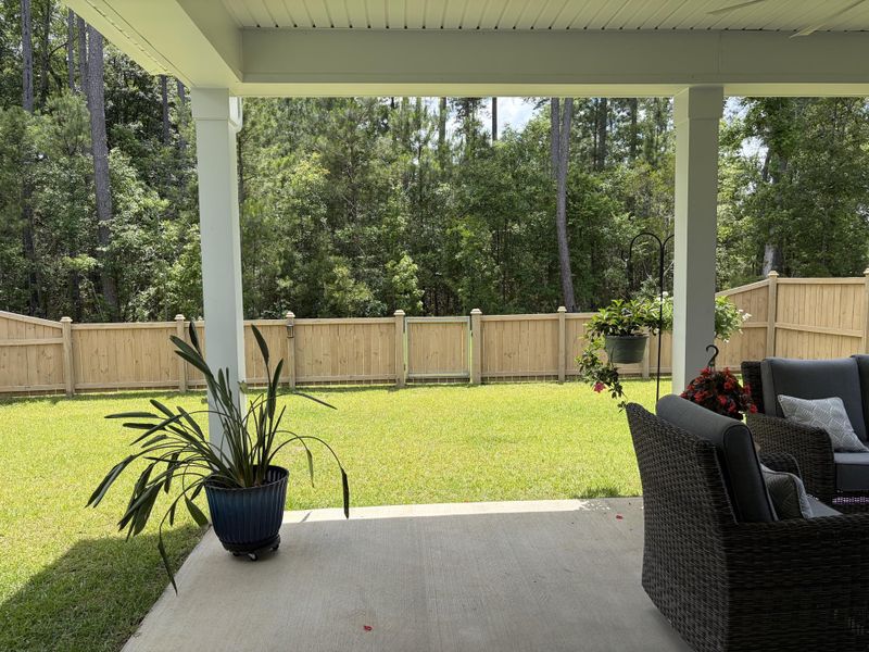 Exterior details and patio area of a home in , Summerville (Image 30). Exterior details and patio area of a home in , Summerville (Image 30).