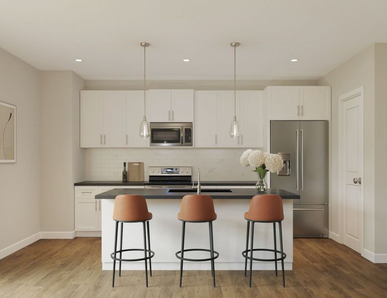 Representative furnished interior of a home built from the Hazel by Red Cedar Homes in The Pines at Paw Creek, Charlotte (Image 7). Representative furnished interior of a home built from the Hazel by Red Cedar Homes in The Pines at Paw Creek, Charlotte (Image 7).