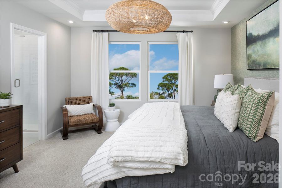Furnished interior view inside a new home in Cheyney, Charlotte (Image 4).