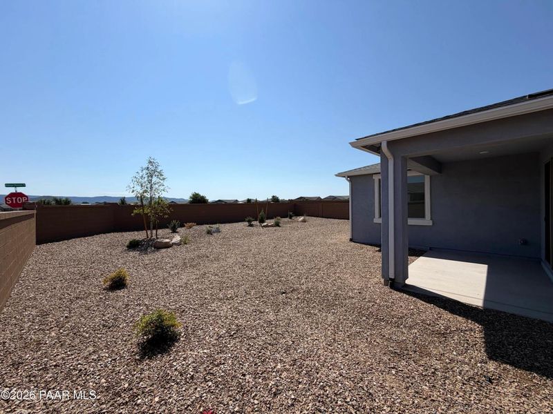 Exterior details and patio area of a home in North Ridge at Pronghorn Ranch, Prescott Valley (Image 23).