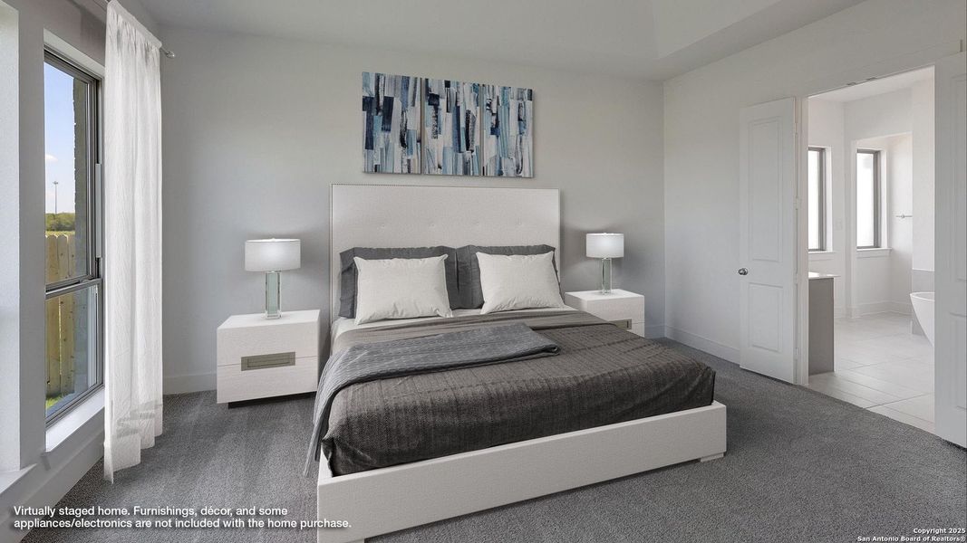 Furnished interior view inside a new home in Haby Hill 60', San Antonio (Image 14).