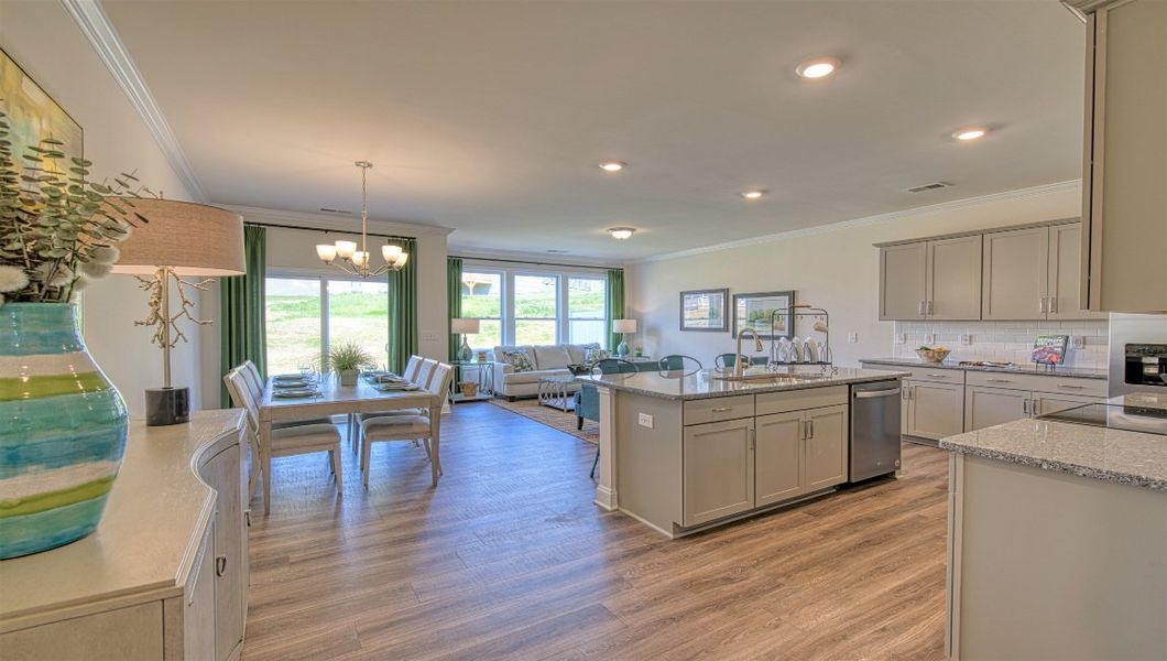 Furnished interior view inside a new home in Skybrook Corners, Huntersville (Image 13).