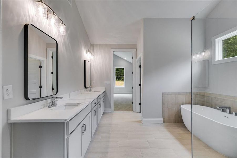 Furnished interior view inside a new home in The Meadows at Lake Circle, Buchanan (Image 32).