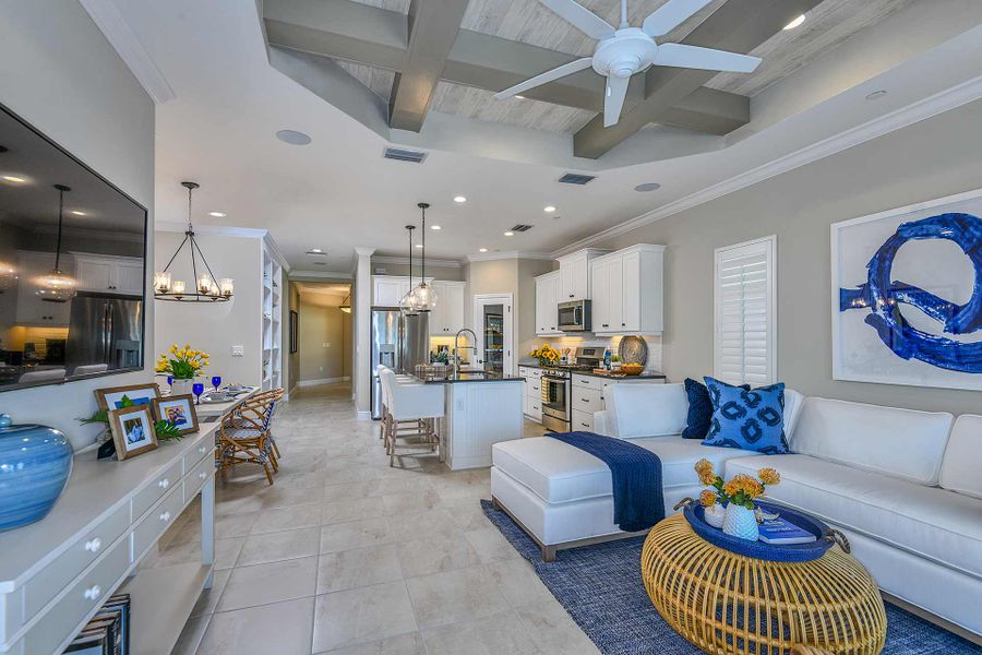 Furnished interior view inside a new home in Vicenza, Nokomis (Image 11).