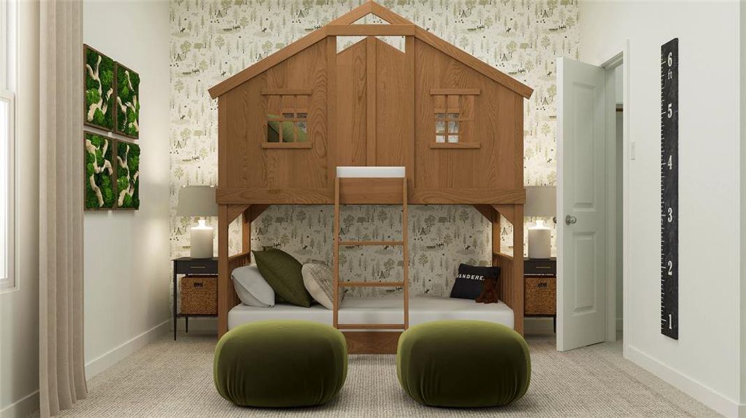 Furnished interior view inside a new home in Shaded Tree, McKinney (Image 4).