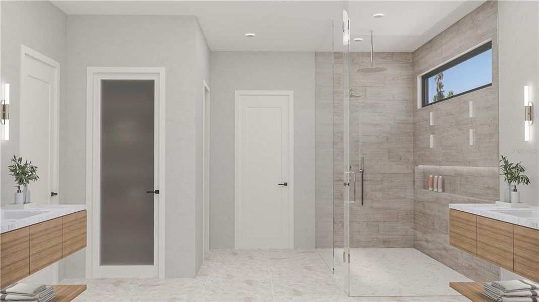 Furnished interior view inside a new home in , St. Petersburg (Image 7).