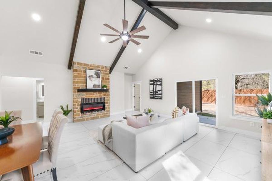 Furnished interior view inside a new home in , Tool (Image 28). Furnished interior view inside a new home in , Tool (Image 28).