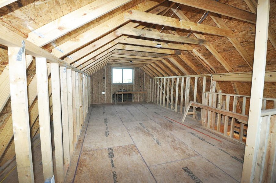 In-progress construction of a new home in , League City, TX (Image 33).