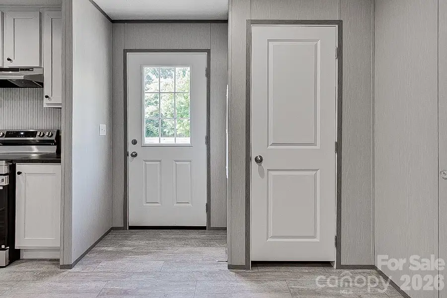 Door to back deck Door to back deck