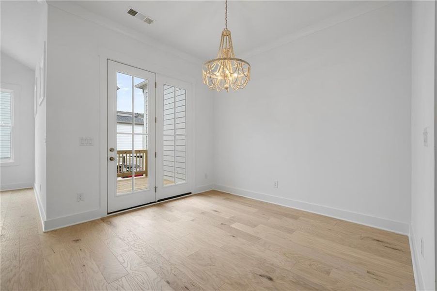 Spacious, unfurnished interior of a new home in Devin's Shire, Kennesaw (Image 14).