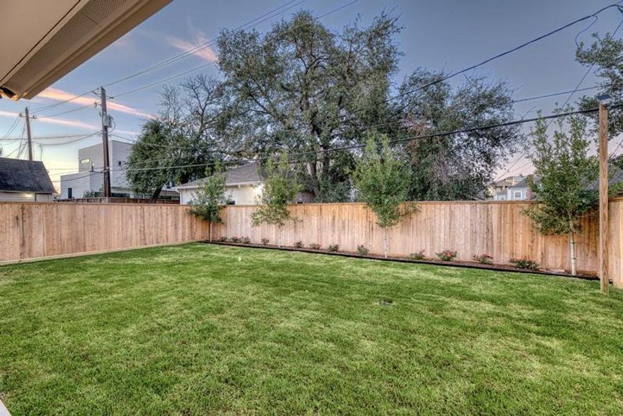 Exterior details and patio area of a home in , Houston (Image 25).