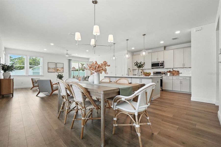 Furnished interior view inside a new home in Palm Coast Homes, Palm Coast (Image 7).