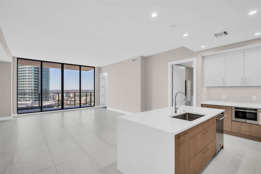 Furnished interior view inside a new home in , St. Petersburg (Image 7).