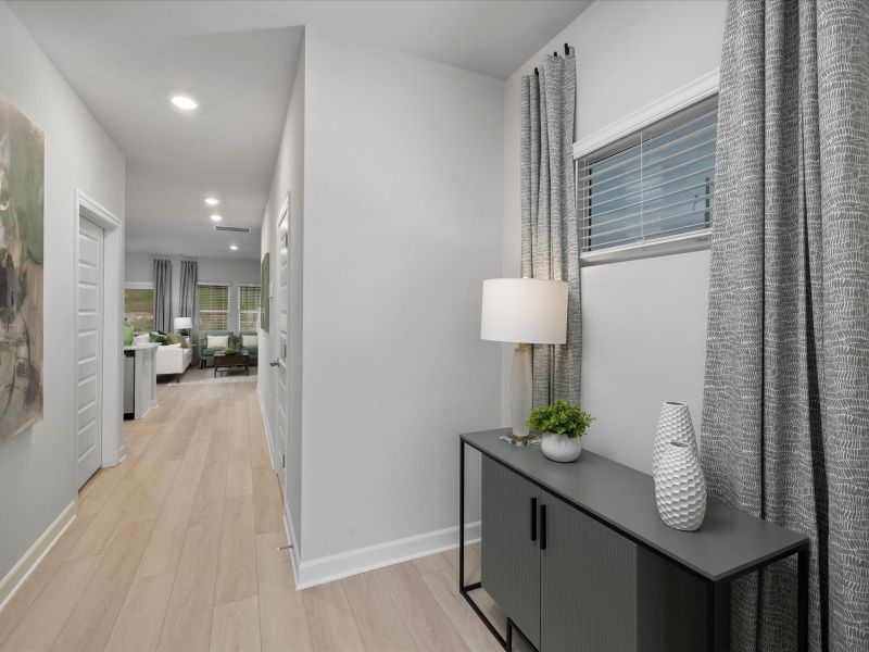 Furnished interior view inside a new home in Valentine Townes, Greer (Image 18).