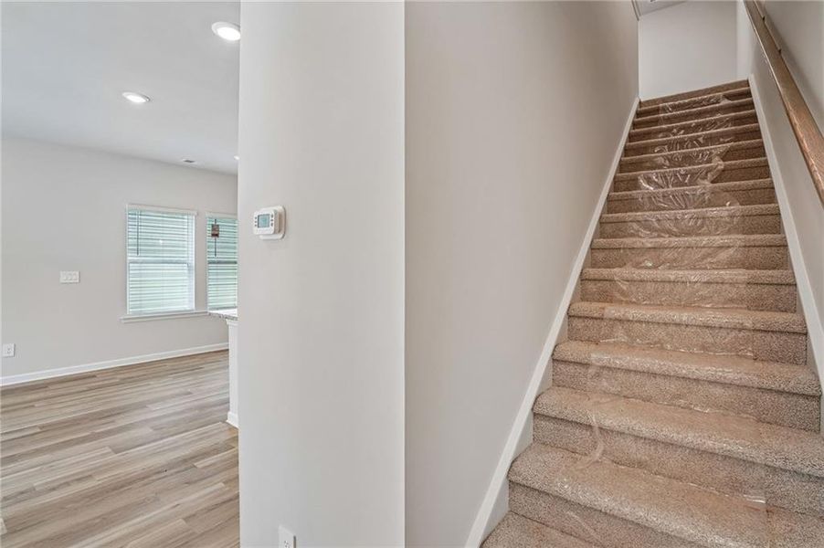Spacious, unfurnished interior of a new home in Artisan Walk, Fairburn (Image 25). Spacious, unfurnished interior of a new home in Artisan Walk, Fairburn (Image 25).
