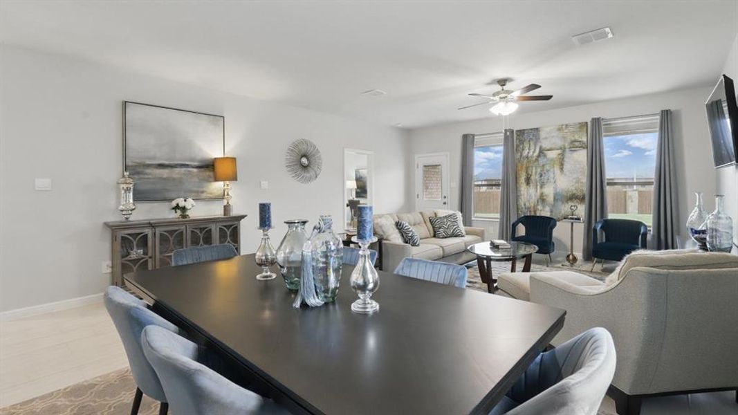 Furnished interior view inside a new home in Terra Trace, Fort Worth (Image 4).