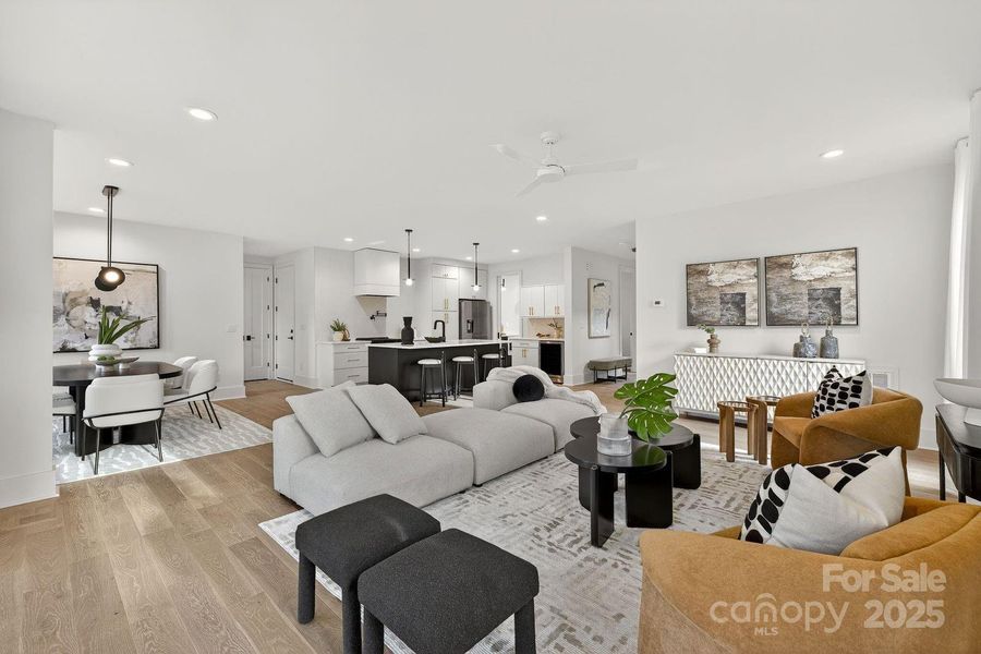 Furnished interior view inside a new home in , Charlotte (Image 11). Furnished interior view inside a new home in , Charlotte (Image 11).