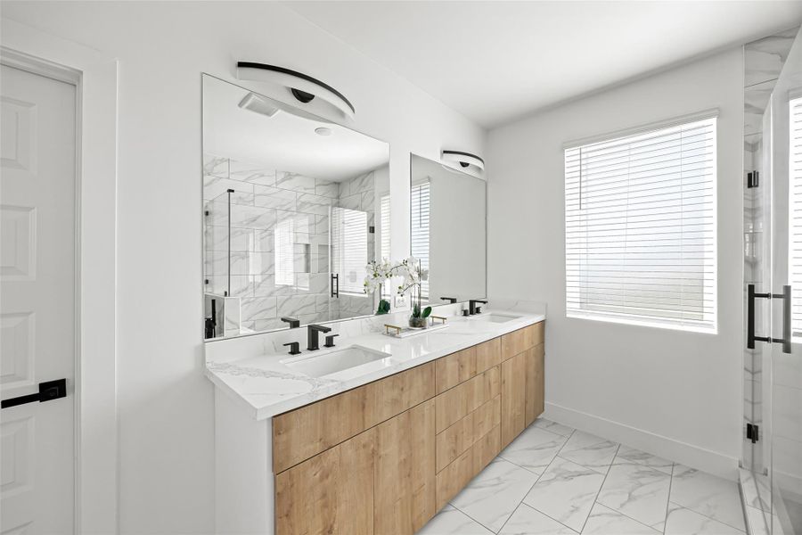 Furnished interior view inside a new home in , Houston (Image 20).