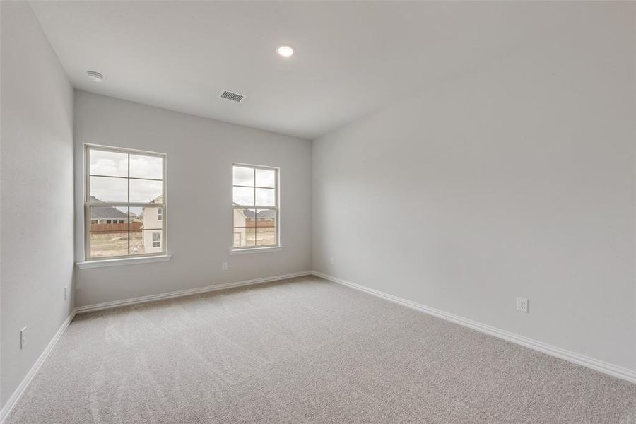 Spacious, unfurnished interior of a new home in Spiritas Ranch, Little Elm (Image 24). Spacious, unfurnished interior of a new home in Spiritas Ranch, Little Elm (Image 24).