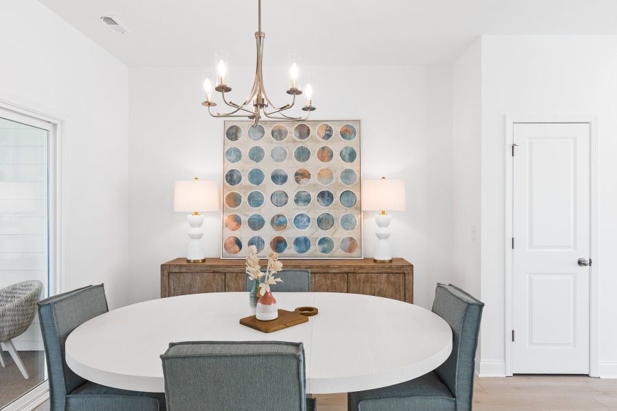 Representative furnished interior of a home built from the Tilley by McKee Homes in Anchors Bend Townes, Wilmington (Image 8).