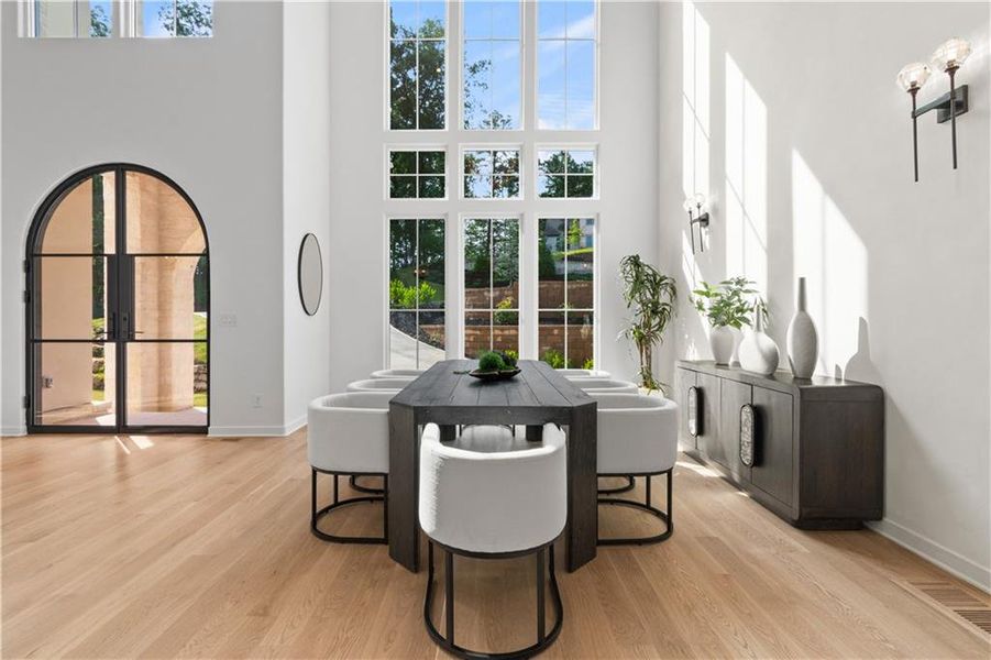 Furnished interior view inside a new home in , Alpharetta (Image 14).