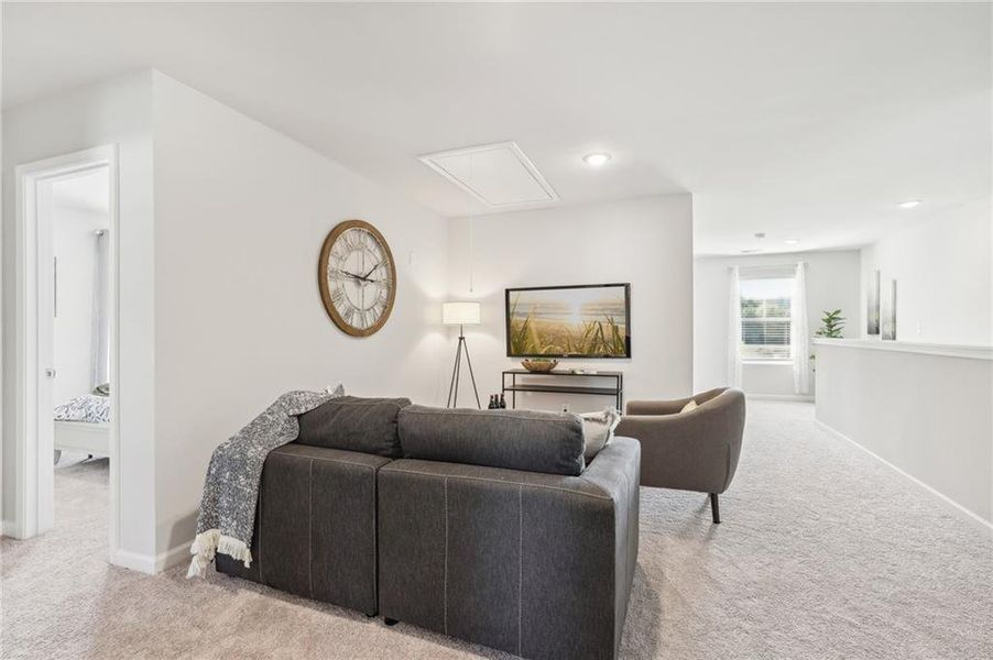 Furnished interior view inside a new home in Fairview Lake, Conyers (Image 46).