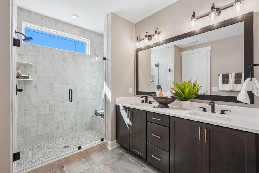 Representative furnished interior of a home built from the Wilson by Tri Pointe Homes in The Townes at NoVi, Pittsboro (Image 18).
