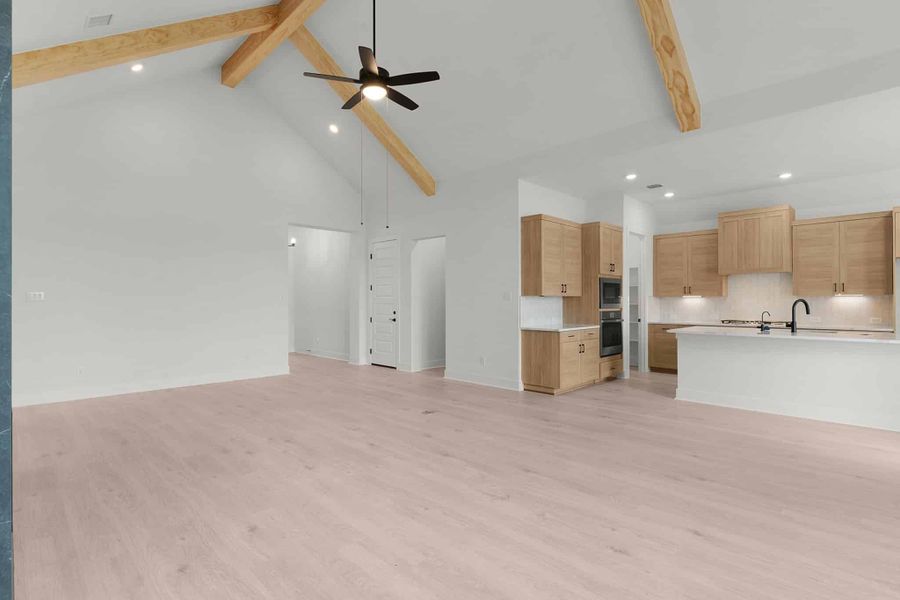 Spacious, unfurnished interior of a new home in The Grove at Blackhawk, Pflugerville (Image 35).