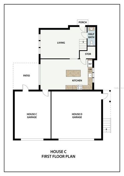 House C - First Floor Plan