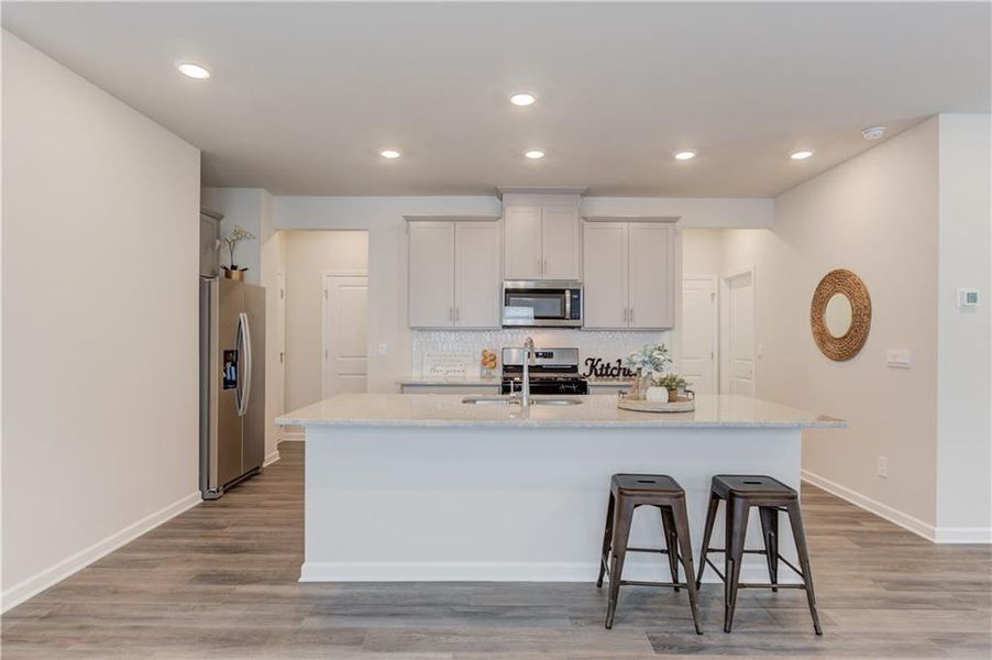 Furnished interior view inside a new home in Sweetwater Green - Royal Series, Lawrenceville (Image 4).