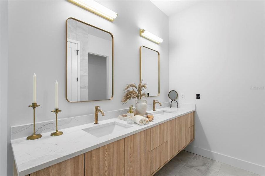 Furnished interior view inside a new home in , Tampa (Image 44).