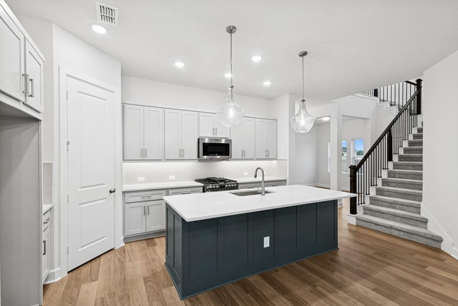 Furnished interior view inside a new home in Grange 45' Homesites, Katy (Image 4).