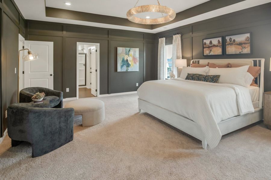 Furnished interior view inside a new home in The Oaks, Clarksville (Image 23). Furnished interior view inside a new home in The Oaks, Clarksville (Image 23).