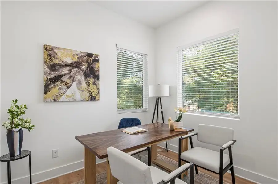 Furnished interior view inside a new home in , Atlanta (Image 11). Furnished interior view inside a new home in , Atlanta (Image 11).